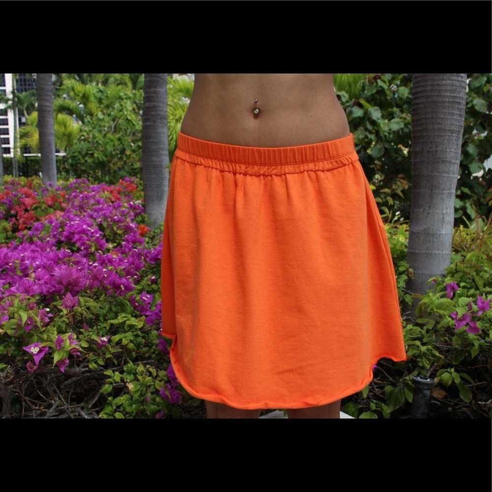 Cute orange skirt